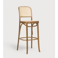 PAGED - CLASSIC Krzesło Barowe H-8110 | Wyplot | Buk | Kont.