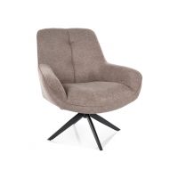 SIGNAL - HANA Brego Fotel | Tkanina Brego 34 Beż | z MR