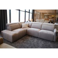 Bydgoskie Meble - MONACO Narożnik 1,5HT/BK-TE-3F-BOK E | BOK E-3F-TE-1,5HT/BK | z funkcją spania i pojemnikiem | stelaż włoski