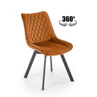 HALMAR - K520 Krzesło | Obrót siedziska | cynamonowy