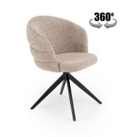 HALMAR - K604 Krzesło | Obrót siedziska | Beżowe