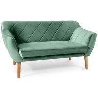 SIGNAL - KARO 2 Velvet Sofa 2 osobowa | Zielony | Bluvel 78 | Nogi BUK | z PL