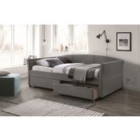 SIGNAL - Lanta Łóżko 90x200 | Szary 54