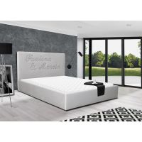 REWITEX - PREMIUM Łóżko z pojemnikiem | 140/200 | personalizowany zagłówek