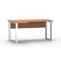 SEKTOR GROUP - Biurko M00175 | Na Stelażu Metalowym | 160x70 cm | 1-osobowe | Wolnostojące | Kształtowe