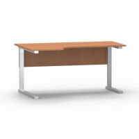 SEKTOR GROUP - Biurko M00187 | Na Stelażu Metalowym | 160x70 cm | 1-osobowe | Wolnostojące | Kształtowe