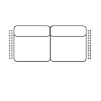 FENIKS MEBLE - MAYON Sofa 2,5BB bez boków