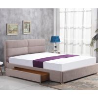 HALMAR - MERIDA Łóżko 160 | beż