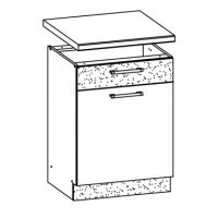 LIVEO - MODENA Szafka MD15/D50S1 | Dolna 50 | 1 drzwi 1 szuflada | Bez blatu