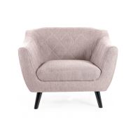 SIGNAL - MOLLY 1 Brego Fotel | Tkanina | Beż Brego 34 | Nogi wenge | z MR