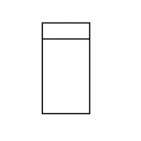 Bydgoskie Meble - MIA Moduł wewnętrzny prostokątny z półką wersja Standard