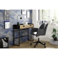 MC AKCENT - Fotel obrotowy O-PEMBA | Tkanina Antracyt | 62425AN5