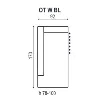 Sofalive - NAPO OTOMANA Z BOKIEM LEWYM - OT W BL