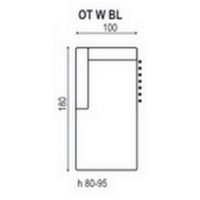 Sofalive - COCO OT W BL JEDYNKA DŁUGA Z POJEMNIKIEM I LEWYM BOKIEM