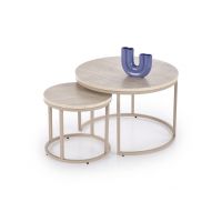 HALMAR - PAOLA Ława | trawertyn/kaszmir | zestaw