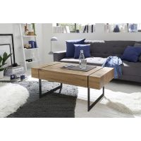 MC AKCENT - PAPHOS Stolik 58805AS7 | dąb/czarny mat