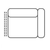 FENIKS MEBLE - PESARO Fotel 1,5R z prawym bokiem