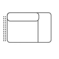 FENIKS MEBLE - PESARO Otomana OTMRBOX mała prawa z pojemnikiem