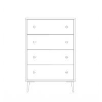 UNIMEBEL - PINE COLLECTIONE Komoda N-1