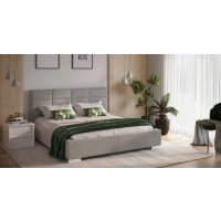 Forte - POMOZA Łóżko tapicerowane 180x200 z pojemnikiem | LTPOM18P