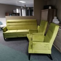 UNIMEBEL - PRATO ZESTAW WYPOCZYNKOWY Wersalka + 2 fotele | DOSTĘPNY OD RĘKI