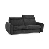 Mars Meble - PEROTTI 180 Sofa na stelażu włoskim | funkcja spania i materac oraz pojemnik BLACK - RUN AGAIN 99 | PROMOCJA