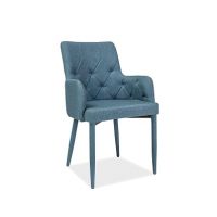 SIGNAL - RICARDO Krzesło | Tkanina Denim 07 | DOSTĘPNE OD RĘKI