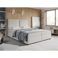 STOLLECH - SANTI Pocket Łóżko kontynentalne z pojemnikiem ( sprężyny kieszeniowe 7-strefowe) | 160/200