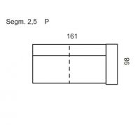 Bydgoskie Meble - ALEXANDRIA Segm. 2,5 P prawy