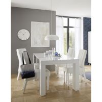 MC AKCENT - CITY Stół rozkładany | 349015AL | Biały Połysk