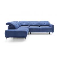 ETAP SOFA - SANDRA Narożnik 1HT/BK-E-2,5F | Z funkcją spania i pojemnikiem | Tapicerka ZOYA KR10703 | DOSTĘPNY OD RĘKI