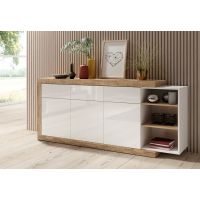 HELVETIA MEBLE WIERUSZÓW - SINTRA Komoda 24BSKS25 | 3 drzwi 3 szuflady