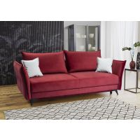 MEBLE BEST - GRANTS Sofa 3DL z funkcją spania i pojemnikiem na pościel