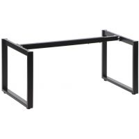 STEMA - Stelaż do stołu lub ławy NY-L03 | Czarny | Rozsuwana belka 80-130 | Wysokość 42 cm