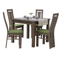 STOLMEB - Stół Andrzej 100x90+2x50 naturalna okleina