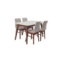 STOLMEB - Stół Felix 160x90+40 naturalna okleina