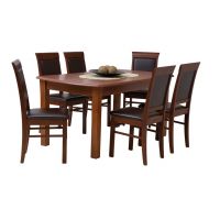 STOLMEB - Stół Kamil 160x90+43 naturalna okleina