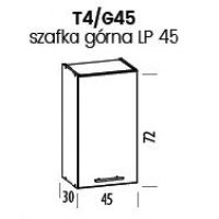 LIVEO - TIFFANY Szafka T4/G45 | Górna 45