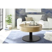 MC AKCENT - TANGER Stolik 58812AS7 | okrągły czarny