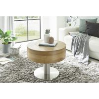 MC AKCENT - TANGER Stolik 58814AZ7 | okrągły srebrny