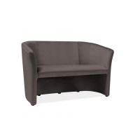 SIGNAL - TM-2 Velvet Sofa | Tkanina | Szary Bluvel 14