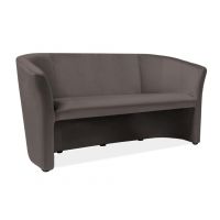 SIGNAL - TM-3 Velvet Sofa | Tkanina | Szary Bluvel 14