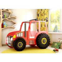 PLASTIKO - TRAKTOR Łóżko dla chłopca | 204x111x145 cm