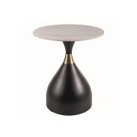 SIGNAL - VIRGO Ława | Biały | Czarny | Złoty