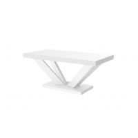 HUBERTUS - VIVA 2 Mini Ława | Blat Biały mat | Noga Biała