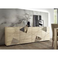 MC AKCENT - VITTORIA Komoda | 4 drzwi | laminat dąb sonoma | 201550-09