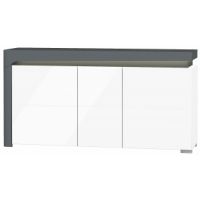 Restol - THEA WHITE Komoda WHK-1 biały połysk