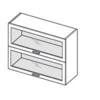 LAYMAN - NAVIA Szafka WOW 8/72 Szafka górna 80 cm 2 klapy 2 witryny