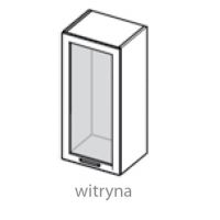 LAYMAN - NAVIA Szafka WW 6/72 1D kuchenna 60 cm witryna górna