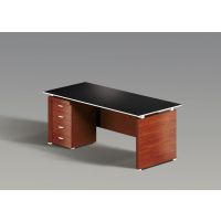 BIURO SERWIS - X-BOX Biurko X-202 | front - akryl (połysk)